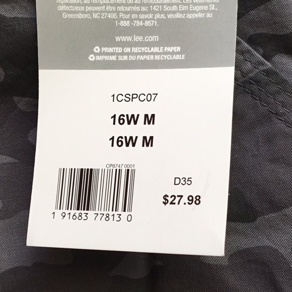 Lee Riders mid rise utility shorts - Picture 8 of 12